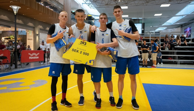 Чоловіча збірна України U-18 з баскетболу 3х3 перемогла на турнірі в Гетеборгу