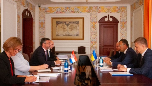 Ukraine, Croatia discuss cooperation in various spheres