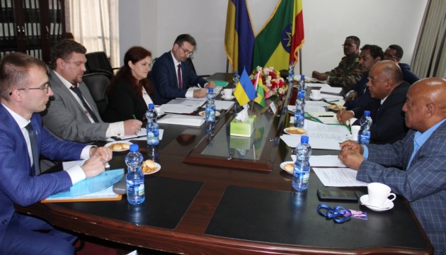Ucrania y Etiopia discuten la intensificación del diálogo político y la cooperación económica 