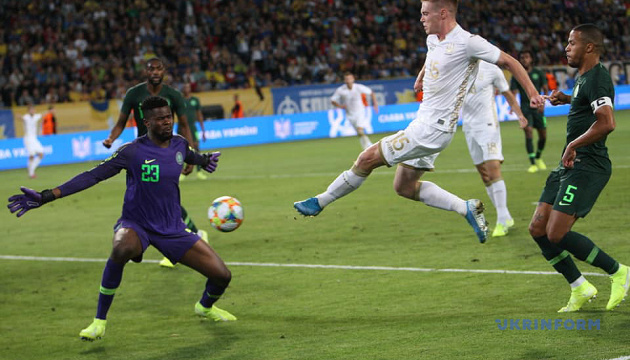 Ukraine draws with Nigeria in friendly