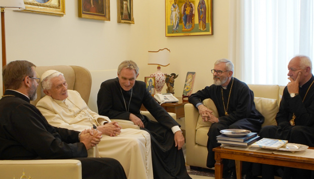 Папа-емерит Венедикт XVI прийняв делегацію Синоду УГКЦ