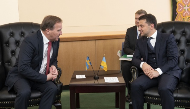 Президент України провів зустріч із прем'єр-міністром Швеції
