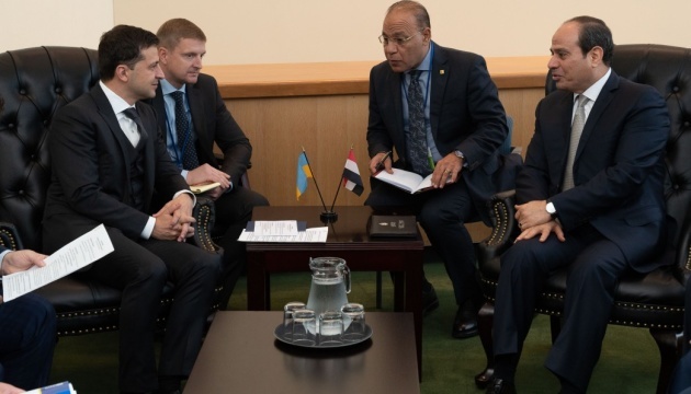 Presidents of Ukraine and Egypt discuss investment, trade, education