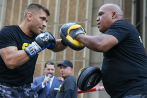 Boxen: Öffentliches Training von Derevyanchenko