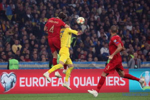 Ucrania derrota a Portugal y se clasifica para la Eurocopa 2020