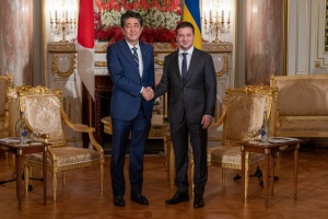 ゼレンシキー大統領と安倍首相が会談