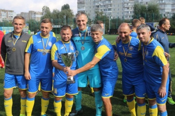 Переможцем чемпіонату України з футболу серед ветеранів 35+ став “Агробізнес”