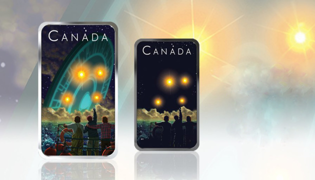 У Канаді прибульцям присвятили монету, яка світиться в темряві