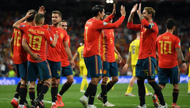 Збірна Іспанії з національним рекордом відібралася на футбольний Євро-2020