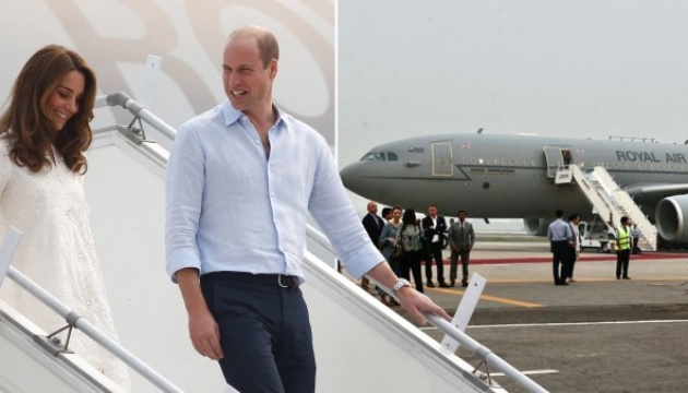Літак з принцом Вільямом і Кейт Міддлтон не зміг приземлитися в Ісламабаді