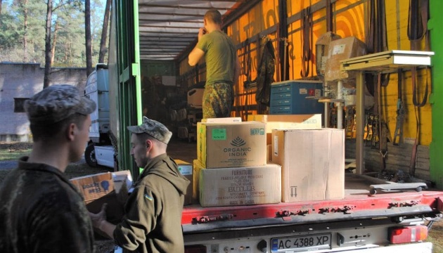 Військовий госпіталь в Ірпіні отримав гуманітарну допомогу зі США та Канади