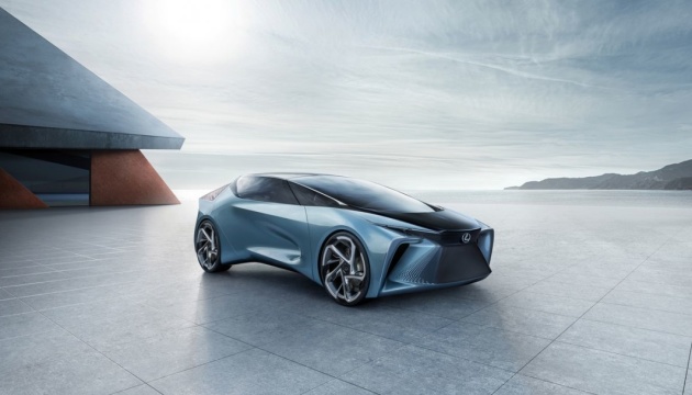 Lexus показав концепт футуристичного електрокара зі штучним інтелектом
