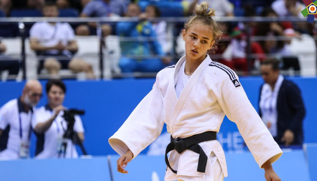 La judoka ukrainienne Daria Bilodid a remporté « l'or » au tournoi du Grand Chelem