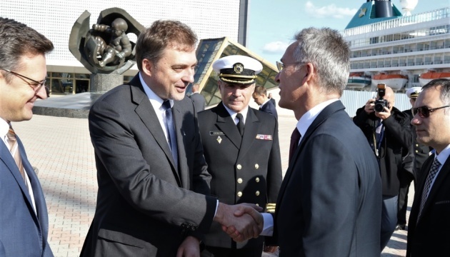 Ukrainian Defense Minister meets with NATO Secretary General in Odesa 