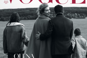 Olena Zelenska en couverture de Vogue