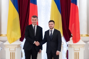 Volodymyr Zelensky s’est entretenu avec le chef du gouvernement tchèque