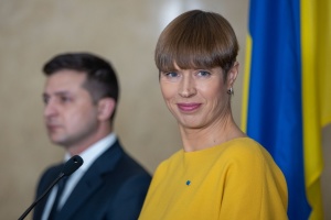 Estonian President Kaljulaid reiterates full support for Ukraine