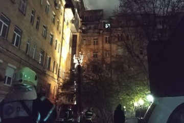 Incendie dans un immeuble résidentiel dans le centre de Kyiv: des sauveteurs ont évacué 40 personnes
