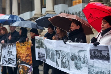 Українці в Мілані розповідали про Голодомор в Україні