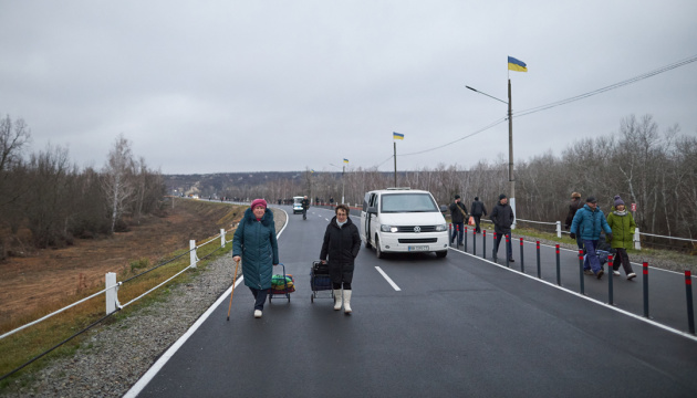 Brücke in Stanyzja Luhanska eröffnet