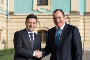 Zelensky holding meeting with Swedish prime minister in Kyiv
