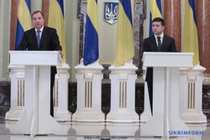 Zełenski i premier Szwecji spotkali się z mediami