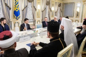 President meets with representatives of Ukrainian churches, religious organizations