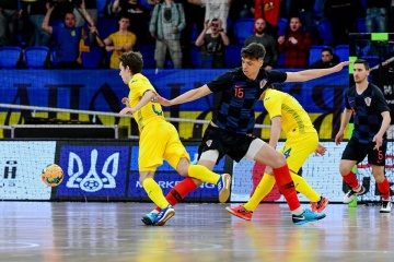 Українські футзалісти програли Хорватії у другому спарингу