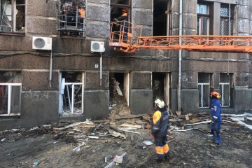 На згарищі одеського коледжу є загроза обвалу перекриття - ДСНС