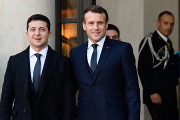 Volodymyr Zelensky a eu une conversation téléphonique avec Emmanuel Macron
