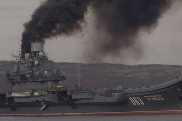На российском авианосце