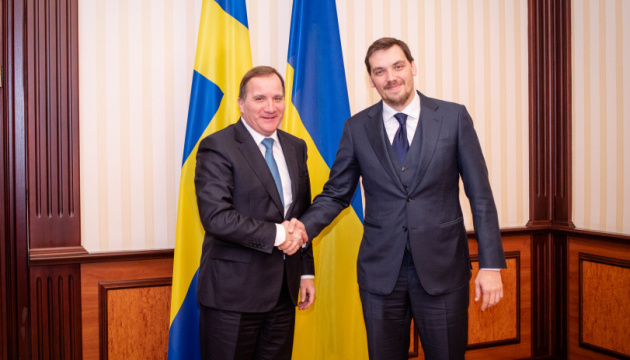 Honcharuk, Swedish prime minister discuss Nord Stream 2