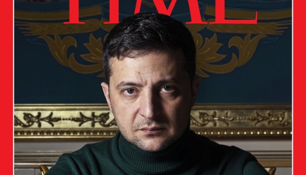Volodymyr Zelensky en couverture de Time 
