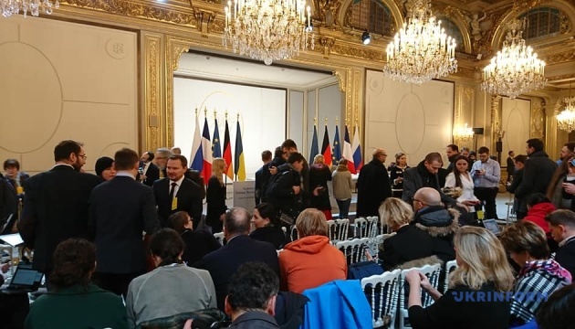 Conferencia de prensa final del Cuarteto de Normandía en París