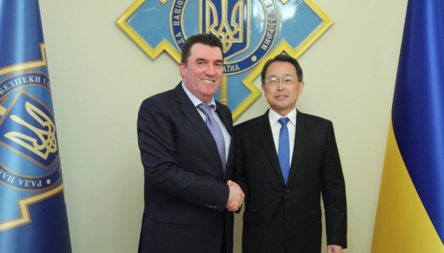 Le secrétaire du Conseil de sécurité nationale et de défense d’Ukraine s’est entretenu avec l'ambassadeur du Japon