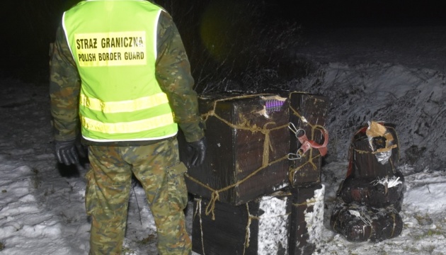 На кордоні з Польщею затримали найбільшу за рік контрабанду бурштину з України