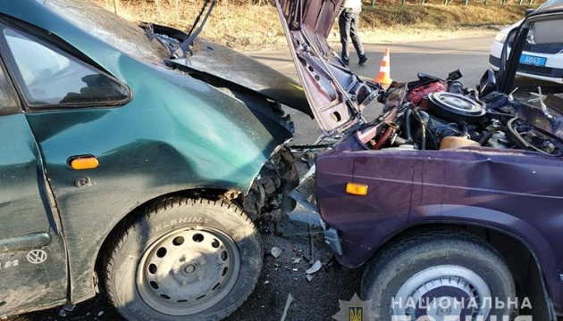In der Region Ternopil Schulbus in Verkehrsunfall geraten
