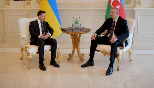 Розпочалася зустріч президентів України та Азербайджану в Баку