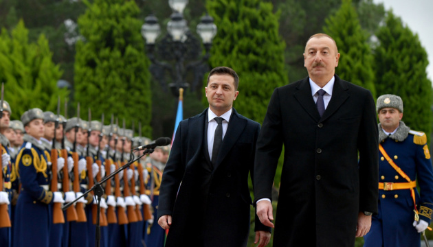 ゼレンシキー大統領、アリエフ・アゼルバイジャン大統領をウクライナへ招待