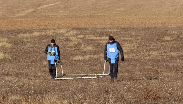 Over 250 hectares of land demined in Donbas this year 