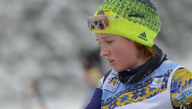 14-річна Олександра Меркушина двічі перемогла на дорослому чемпіонаті України з біатлону
