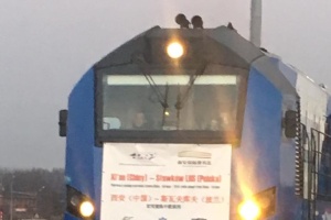 Erster Containerzug von China nach Polen durch die Ukraine
