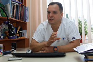 Serhij Schypilow, Chef der Chirurgischen Klinik des Hospitals Charkiws