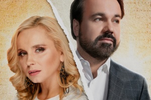 Антон Лирник и Лилия Ребрик в драме Любовные письма в Октябрьском Дворце