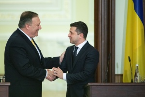 Pressekonferenz von Selenskyj und Pompeo