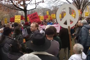 У Штатах — антивоєнні протести проти ескалації відносин з Іраном