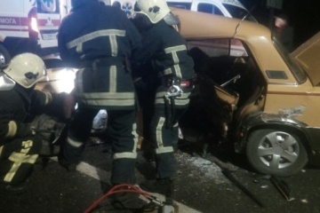 На Волині зіткнулись два авто, десять постраждалих
