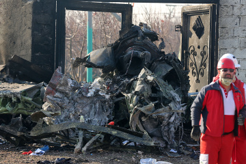Iranian minister says black box of downed Ukrainian plane must remain in Tehran