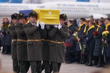 У “Борисполі” проходить церемонія вшанування пам'яті загиблих в Ірані