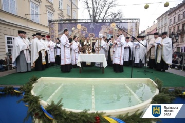 У Львові всі конфесії взяли участь в освяченні води